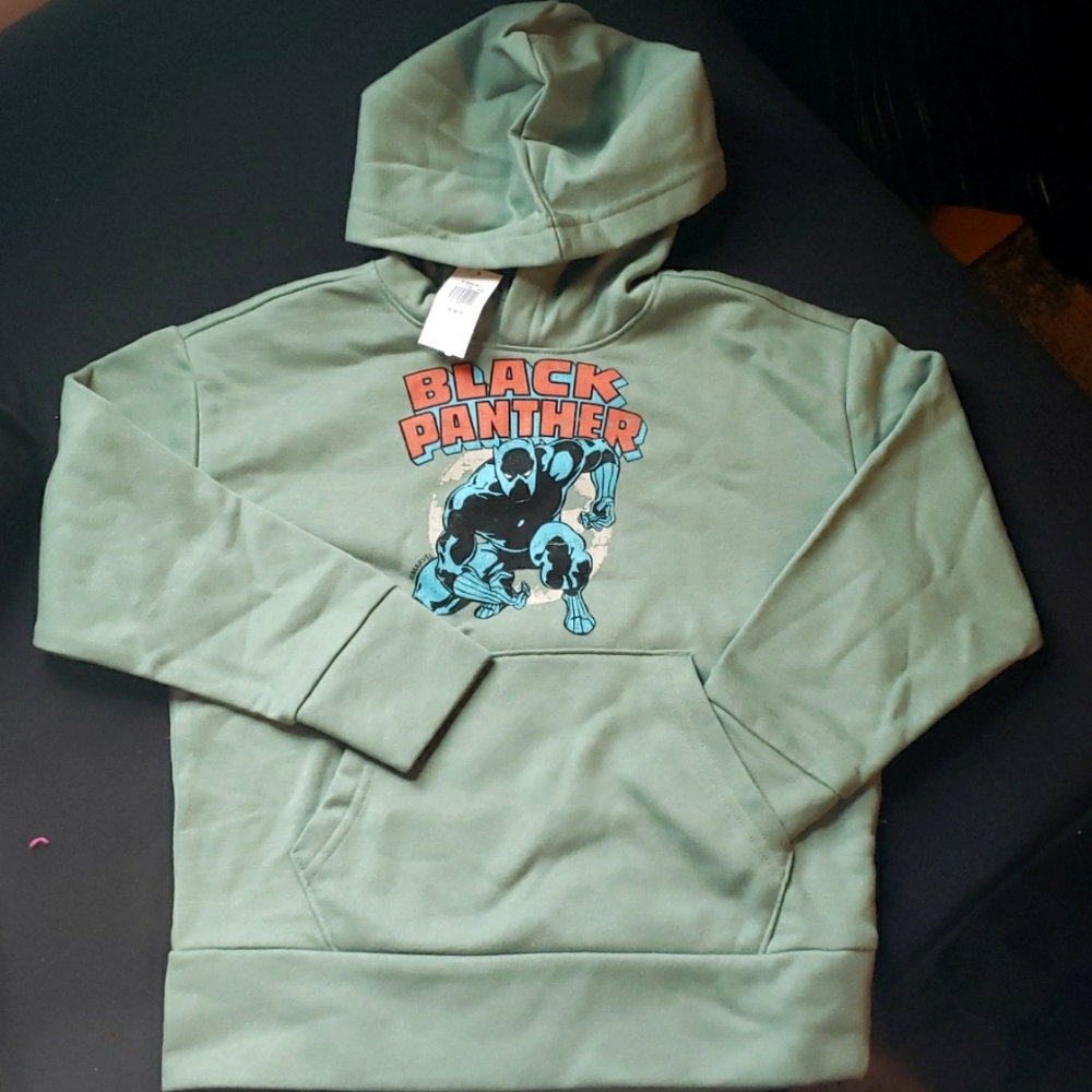 New New New Unisex Hoodie Sweatshirt Black Panther Boys Girls
